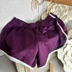 adidas Varsity Fleece Dolphin Shorts • Burgundy • Sz M